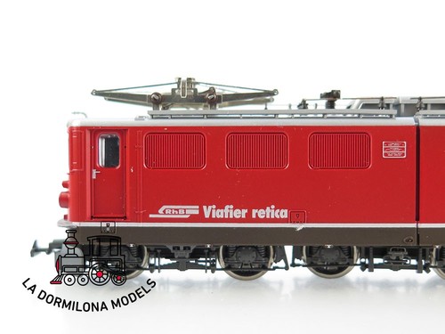 OR654 H0m =DC Bemo 1254/124 Elektrolokomotive Type Ge 6/6 Nr.704 Davos der RhB - - Picture 9 of 24