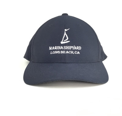 MARINA SHIPYARD LONG BEACH CA CALIFORNIA Baseball Cap Hat Adj. Mens Size Poly