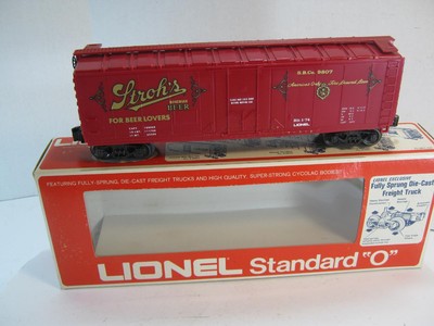 O Gauge 3-Rail Lionel 6-9807 Stroh's Bohemian Beer Reefer #9807