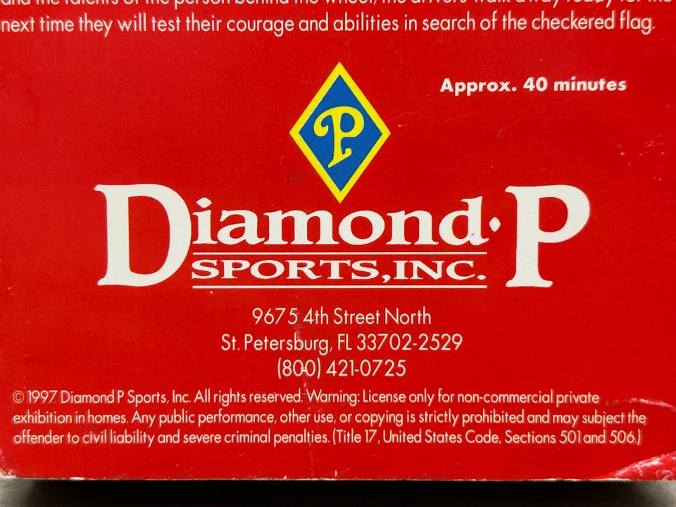 Vtg 1997 "And They Walk Away # 2" VHS Motorsports Accidents Caught On Camera - Image 4 of 4