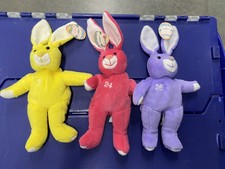 3 Salvino's Bamm Bunnies Beanies Baseball Griffey Jr McGuire Jeter