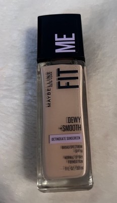 Maybelline Fit Me Foundation Matte + Poreless Shade 115 Ivory 1oz New