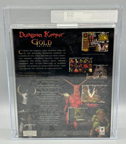 VGA 90 Dungeon Keeper Gold Edition Big Box PC Windows 95 Sealed New | eBay