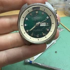 Vintage Seiko DE LUXE DIVERS WATCH GREEN 1970'S RETRO
