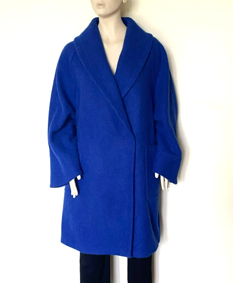 MARINA RINALDI by MAX MARA, Alpaca & Wool Coat, Size 27 MR, 18W US, 48 DE, 56 IT - Image 4 of 4
