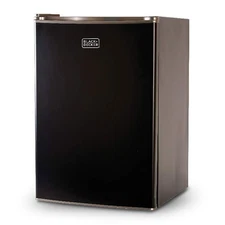 2.5 Cu.ft Black Compact Refrigerator Mini Fridge For Dorm Office Rv Home Use