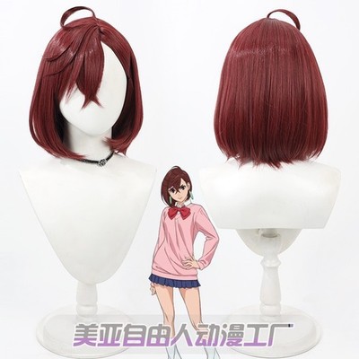 Anime DAN DA DAN Ayase Momo Cosplay Perücke kurz Bob hitzebeständig Party Haare