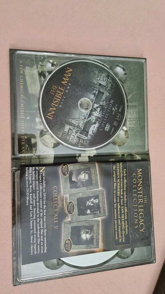The Invisible Man The Legacy Collection DVD 2 Disc Set Region 1 Claude Rains - Image 3 of 3