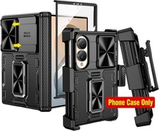 Galaxy Z Fold 8 Case with Belt Clip Holster, Screen Protector, and Kickstand - B