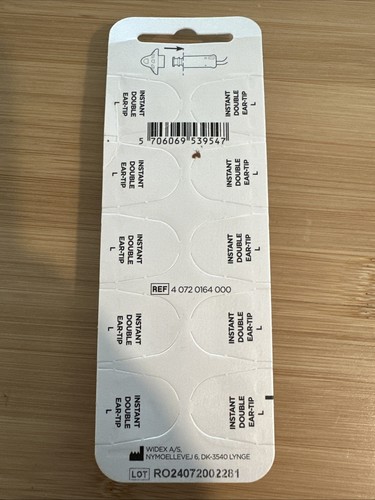 Widex Instant DOUBLE Ear-Tip Size LARGE, Quantity 10 dome pieces - Picture 3 of 3