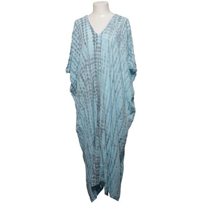 Kaftan, Größe: ONE SIZE, Blau/Grau, Print, Damen #o4C