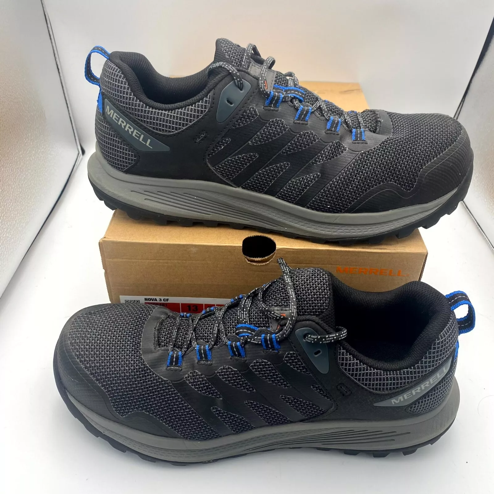 merrell nova 3 carbon fiber work sneakers shoes