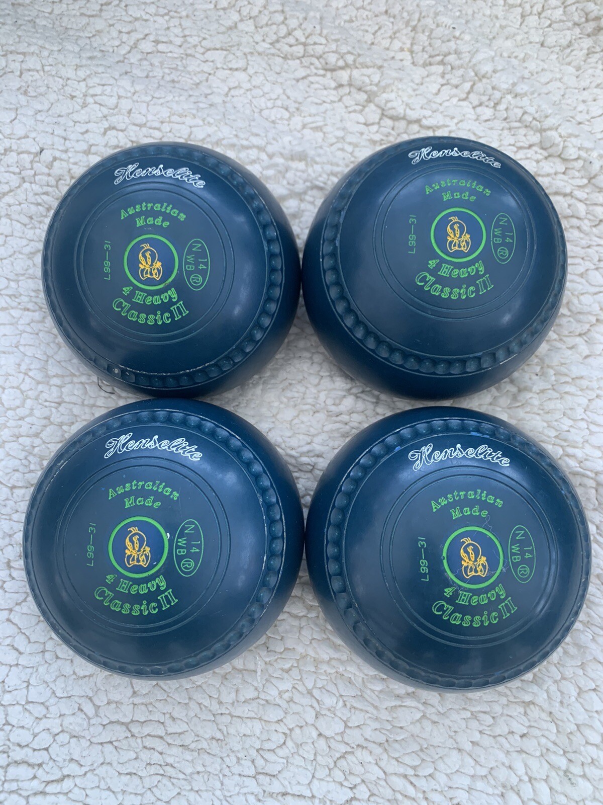 henselite classic 2 bowls Blue eBay