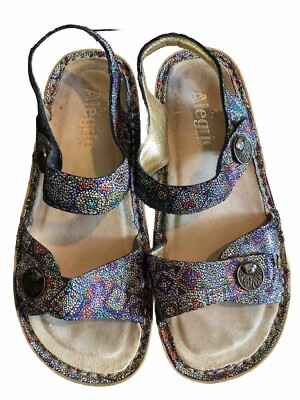 Allegria Vie  843 Us 6/36 Low  Wedge Multicolor Sandals