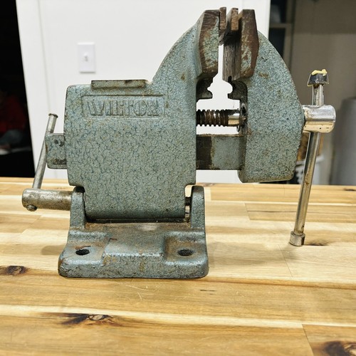 Wilton Utility Bench Anvil Swivel Vise 4" Jaw Width 4" Jaw Opening 8” Tall - Picture 2 of 12