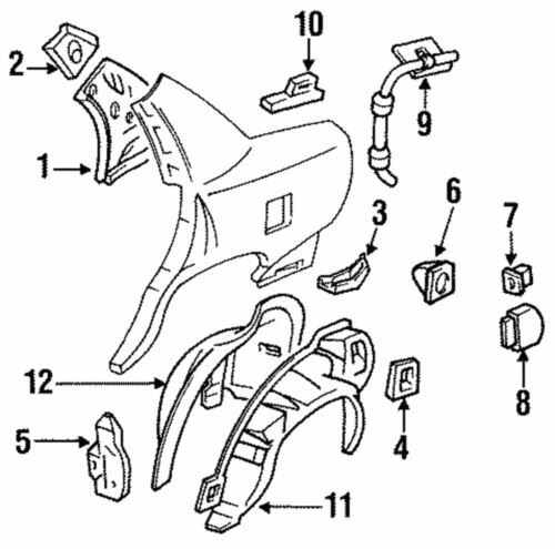 Conjunto de actuador de puerta para GM Buick/Oldsmobile/Cadillac 1985-1996 (N/P 20421256)