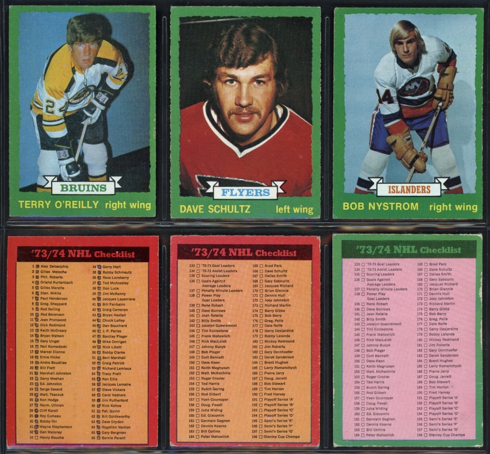 1973-74 OPC #1-264 MIDGRADE (DARK BACKS ONLY) Complete Your Set Pick