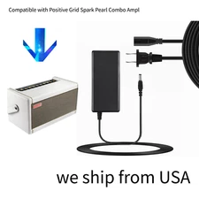 19V AC Adapter For Positive Grid Spark Pearl Combo 40w Amp Power Supply Charger