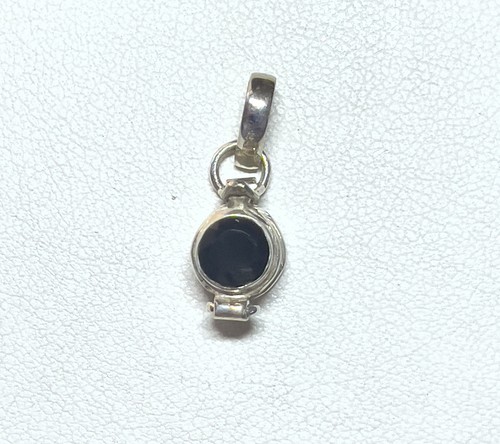 Poison - Black Onyx 925 Sterling Silver Pendant Jewelry JY2275