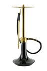 ODUMAN Cosmo Hookah Gold Body Black Glass Hookah Khalil Al Faker Nargile