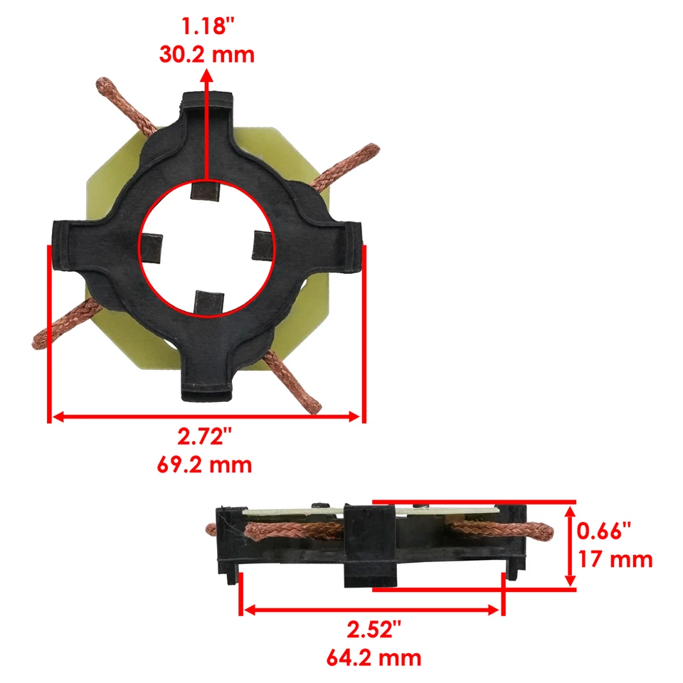 Cepillo de arranque Caltric para Ski-Doo Skandic LT 440F 2003-2007 / 410209700 Foto 2 de 4