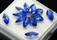 12 PCS Natural Blue Sapphire Marquise shape Certified Loose Gemstones Lot
