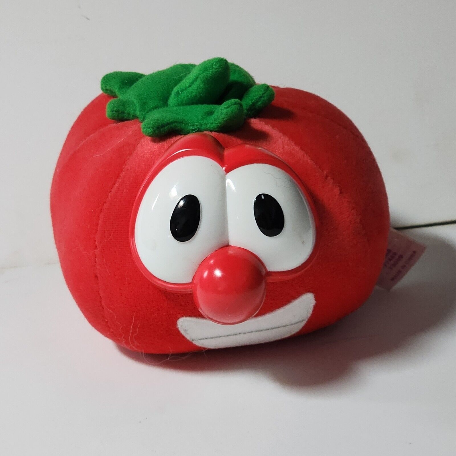 Vintage Fisher Price Veggie Tales Red Bob the Tomato Stuffed Plush No Sound 1999
