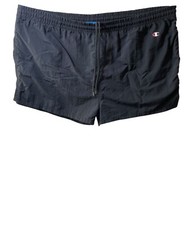 Vintage CHAMPION 1981-Early 1990s Swim Trunks Men s Medium Black Lined Shorts