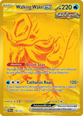 ポケモンカード GWウィークセール Walking Wake ex 178/131 Gold Hyper Rare - Pokémon SV8.5 PRE | eBay