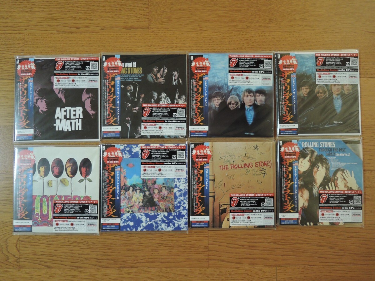 Rolling Stones PROMO BOX + 8 Japan Mini LP CD Set #2 Factory