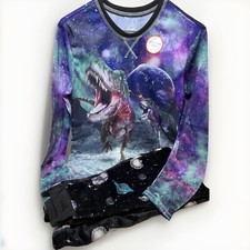 Wonder Nation  DINOSAUR Pajamas  GLOW IN THE DARK  Boys PajamaSet  XL 14-16  NEW/tag