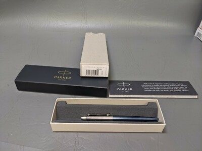 Parker Jotter Ballpoint Pen | Waterloo Blue | Medium Point Blue Ink (I5)