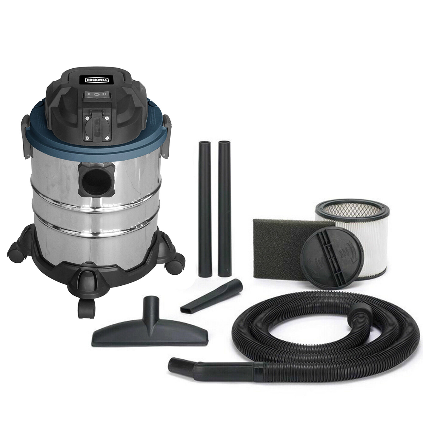 Vacuum Cleaner Wet & Dry Commercial Work Shop 1200W Kit 20L Shop Pro Vac Set - Picture 6 of 6
