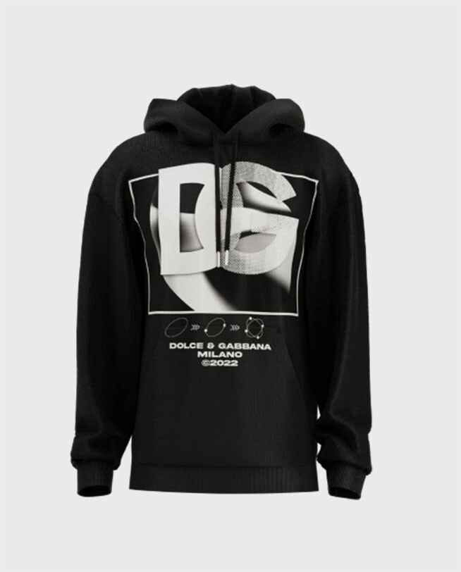 LIMITED EDITION Dolce Gabbana & UNXD NFT Hoodie -Platinum