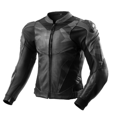Rebelhorn Inferno schwarz Gr. 54 sportliche Motorradjacke Lederjacke