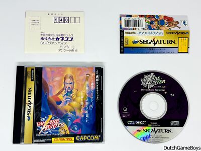 Sega Saturn - Vampire Hunter - Darkstalkers Revenge + Spine & Reg. Card - Japan