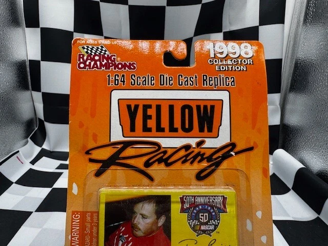 Réplica fundida a presión 1998 escala 1:64 de Yellow Freight NASCAR Tony Raines NUEVO Foto 3 de 4