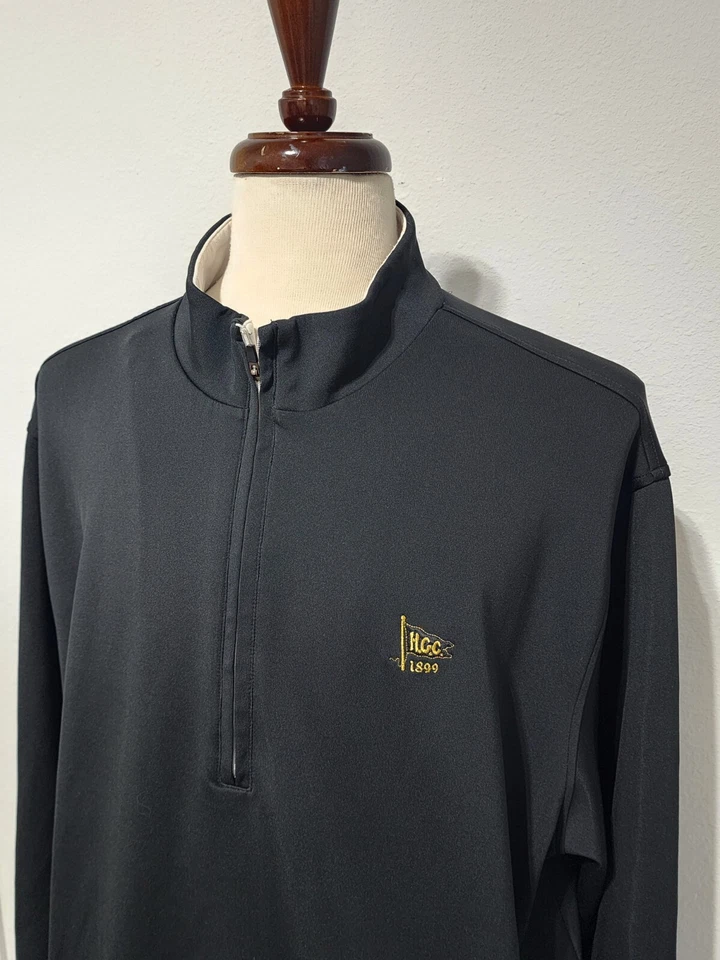 Donald Ross Golf Pullover 1/4 Zip Hackensack Club Men XL - Image 3 of 4