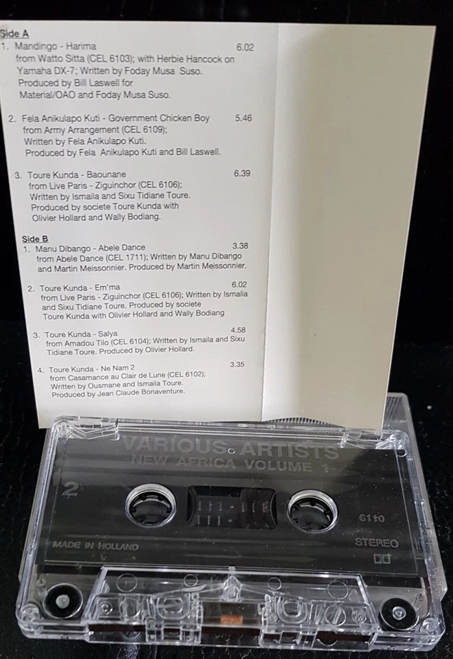 Various - New Africa Volume 1 - 1985 cassette tape and cover excellent - Image 2 of 2
