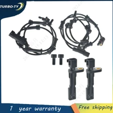 4Pcs ABS Wheel Speed Sensor Font Rear Left /Right For Jeep Wrangler 07-17 3.6L