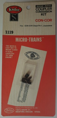 MICRO-TRAINS Kadee N 1119 MAGNE-MATIC COUPLER CONVERSIONS KIT (CON-COR) NOS | Zustand: New
