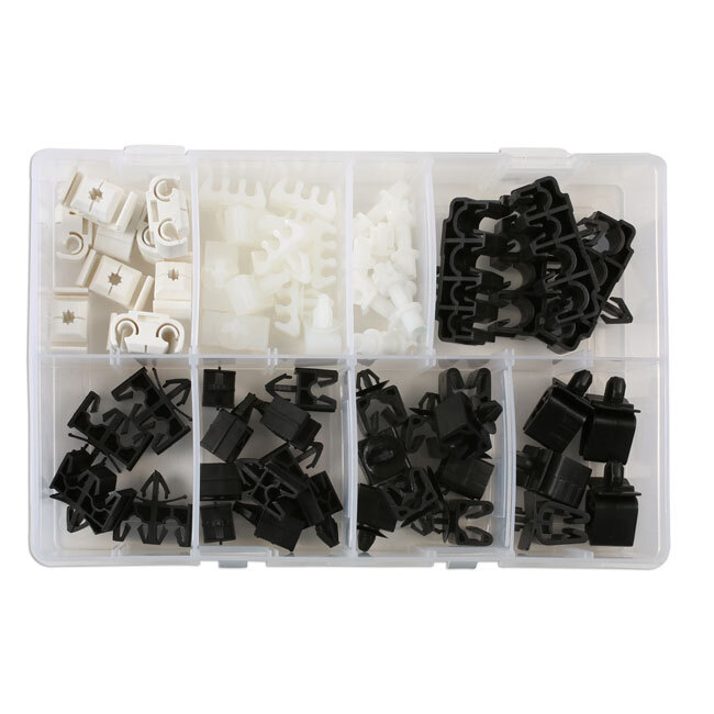 Agrafes de fixation de ligne de freins coffret complet Lasertools 34161 pour atelier