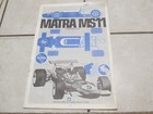 Tamiya Matra MS11 Manual Build Booklet