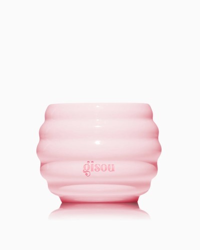 GISOU Wild Rose Scented Pink Beehive Jar Candle - Brand New!