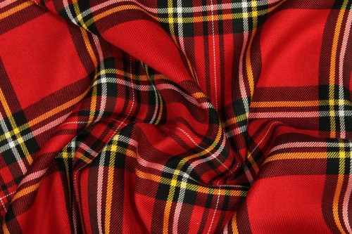 VISKOSE TARTAN STOFF Premium Qualität Karo Kleid weiche Kleidung 150 cm Material - Bild 10 von 57
