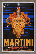 Blechschild Martini Vermouth ca. 40 x 60 cm Rossi Torino