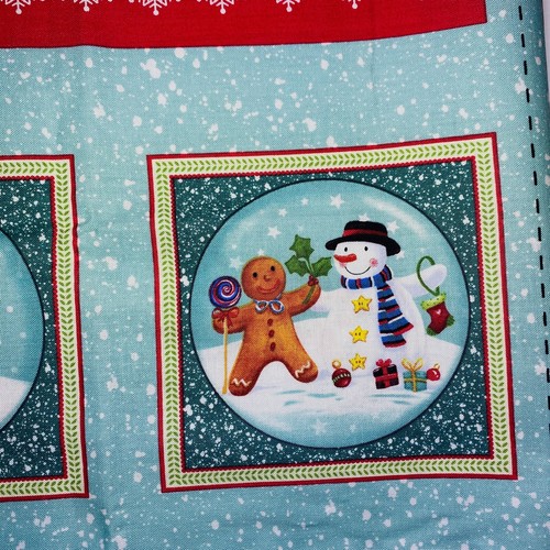 Holiday by Michele D'Amore Stoff Panel Schneemann Weihnachten Urlaub Maße 24x44 - Bild 5 von 12