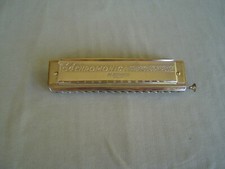 "THE 64 CHROMONICA" MODEL 280/64 "C" BY M. HOHNER WITH WOOD STORAGE BOX