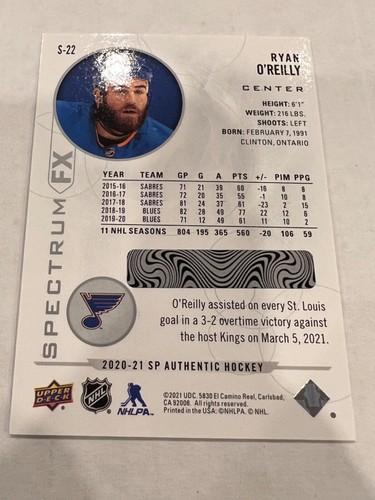 2020-21 SP AUTHENTIC !! Spectrum FX & Spectrum Fx Future Watch! PICK FROM LIST - Picture 45 of 147