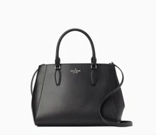 Kate Spade Kristi Satchel Black Leather NWT